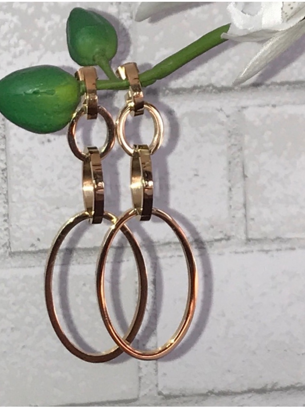 Vita Fede Cassio Modular Interlocking interchangeable Hoops Drop Earrings